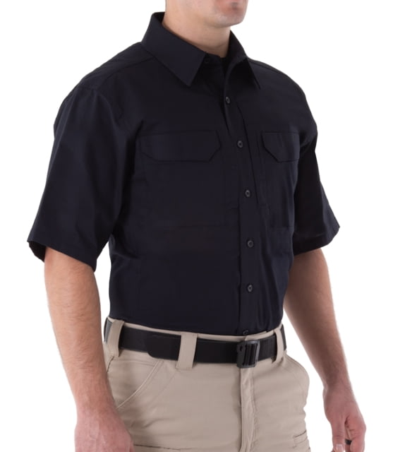 First Tactical First Tactical V2 Tactical Short Sleeve Shirt - Mens Midnight Navy Medium R
