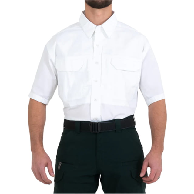 First Tactical First Tactical V2 Tactical Short Sleeve Shirt - Mens White 3XL T