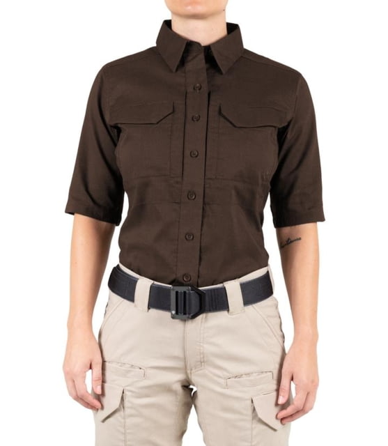 First Tactical First Tactical V2 Tactical Short Sleeve Shirt - Womens Kodiak Brown Extra Large