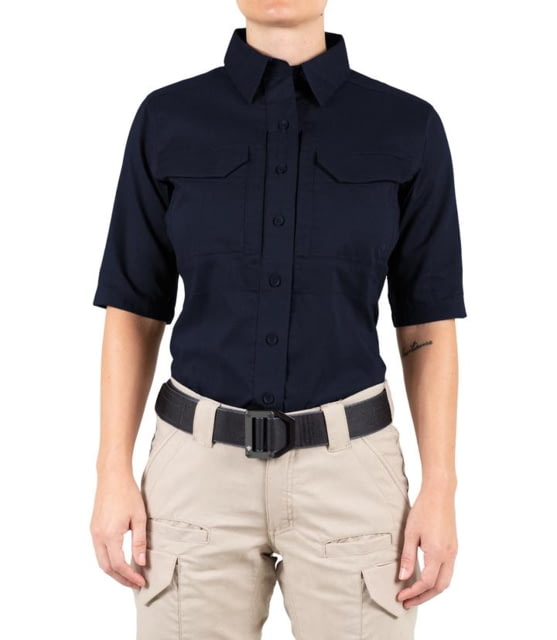 First Tactical First Tactical V2 Tactical Short Sleeve Shirt - Womens Midnight Navy Small