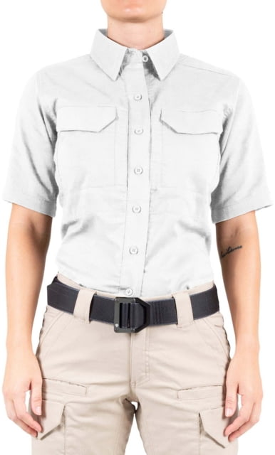 First Tactical First Tactical V2 Tactical Short Sleeve Shirt - Womens White Medium