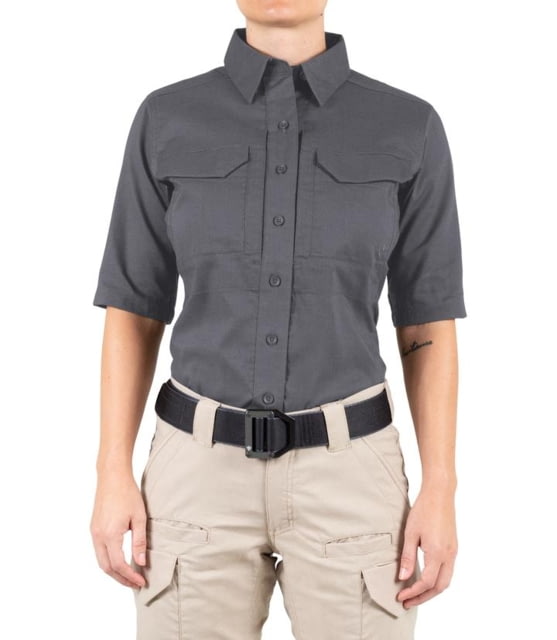 First Tactical First Tactical V2 Tactical Short Sleeve Shirt - Womens Wolf Grey Large