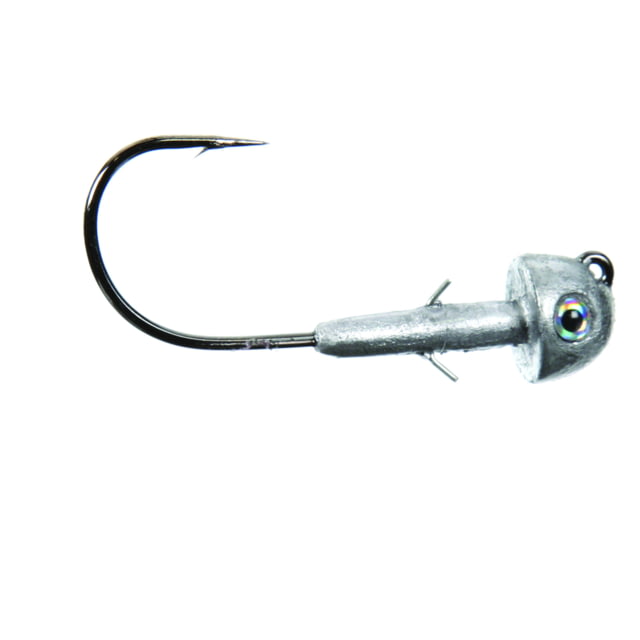 Fish Head V-Lock Swimbait Jighead 1/2 oz 5/0 Hook Raw Shad 2/Pack