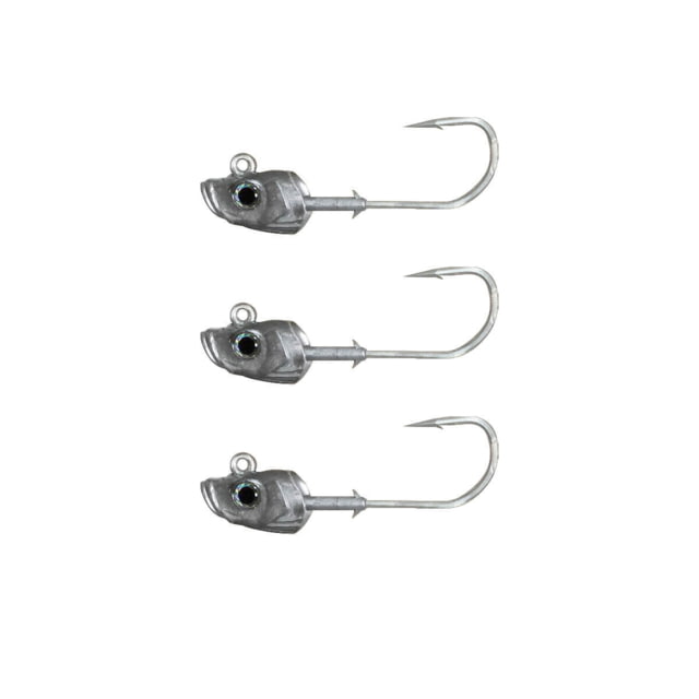 Fish Lab Replacement Jig Head 7in 1.5oz Sinking 3 heads unpainted
