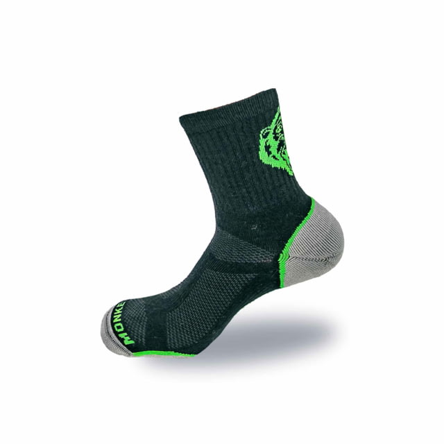 Fish Monkey Mini Crew Guide Series Socks Black L
