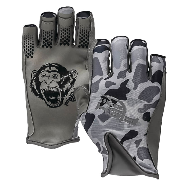 Fish Monkey Pro 365 Gloves Old School Grey XS