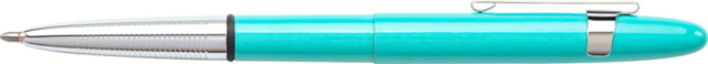 Fisher Space Pen Bullet Space Pen PR-4 Black Ink Medium Point 5.25 / 3.75 in Length Gift Boxed w/ Clip Tahitian Blue