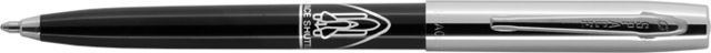 Fisher Space Pen Chrome Cap Plastic Barrel Pen w/Shuttle Imprint Carded FSP