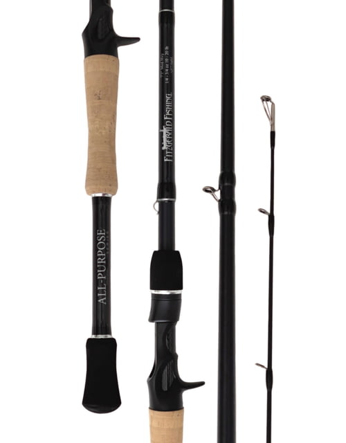 Fitzgerald Fishing All Purpose Series Rods Medium Heavy Casting Black 7ft0in