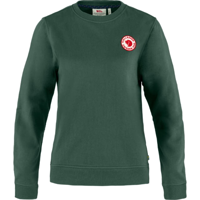 Fjallraven 1960 Logo Badge Sweater - Womens Deep Patina Large