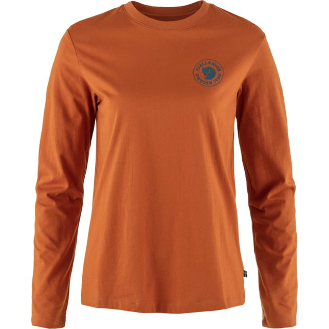 Fjallraven 1960 Logo T-Shirt Long Sleeve - Women's Terracotta Brown Extra Large