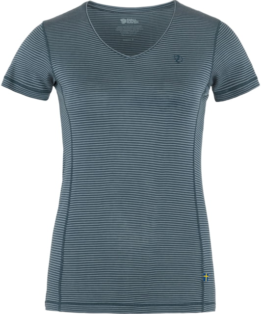 Fjallraven Abisko Cool T-Shirt - Women's Indigo Blue Large