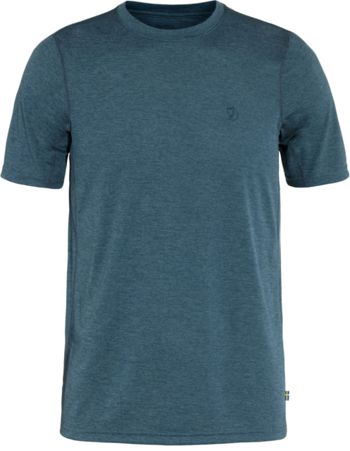 Fjallraven Fjallraven Abisko Day Hike Short Sleeve T-Shirt - Men's Indigo Blue Extra Small