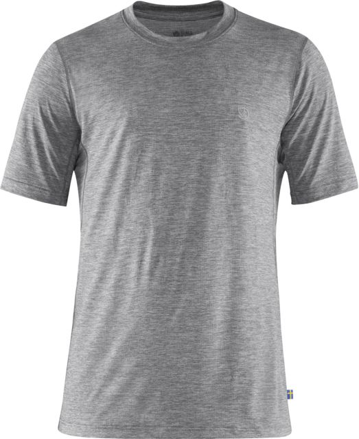 Fjallraven Abisko Day Hike Short Sleeve T-Shirt - Men's Shark Grey Large