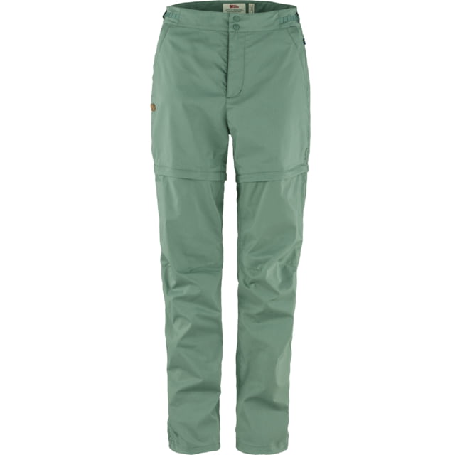 Fjallraven Abisko Hike Zip Off Trousers - Women's Patina Green 46/Small