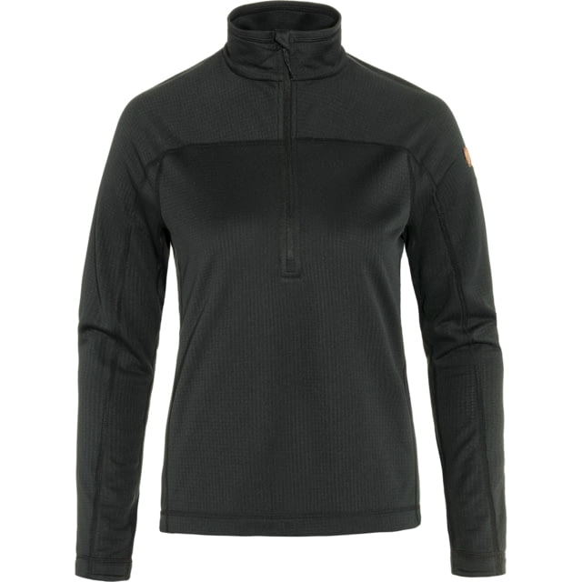 Fjallraven Fjallraven Abisko Lite Fleece Half Zip - Women's Black Large
