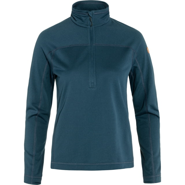 Fjallraven Fjallraven Abisko Lite Fleece Half Zip - Women's Indigo Blue Small