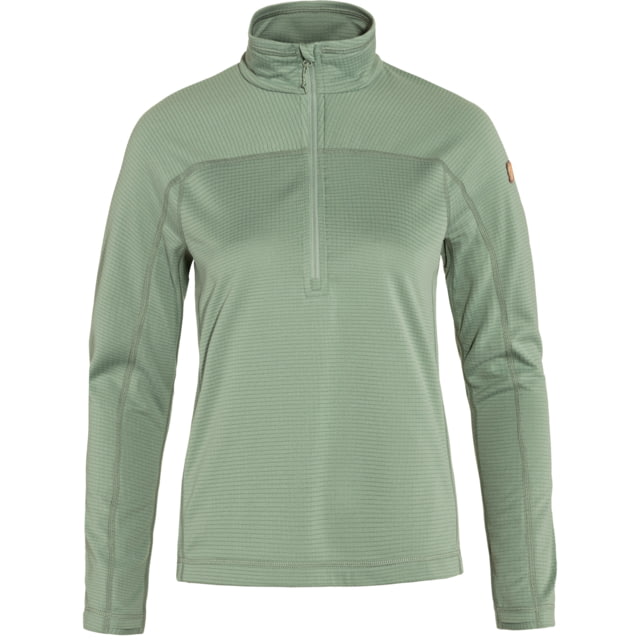 Fjallraven Fjallraven Abisko Lite Fleece Half Zip - Women's Misty Green Large