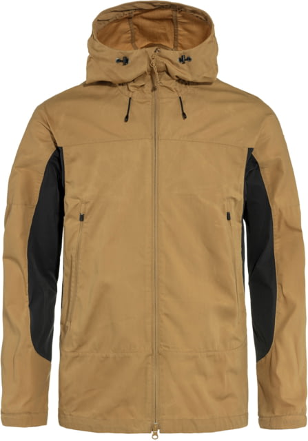 Fjallraven Fjallraven Abisko Lite Trekking Jacket - Men's Buckwheat Brown/Dark Grey Extra Large