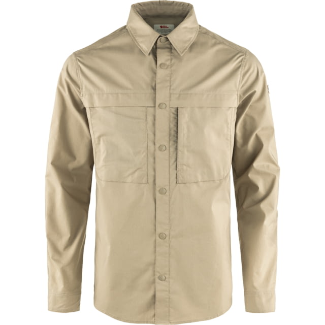 Fjallraven Fjallraven Abisko Trail Shirt Long Sleeve - Men's Fossil Extra Large