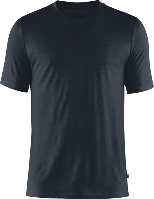Fjallraven Fjallraven Abisko Wool Short Sleeve T-Shirt - Men's Dark Navy Large