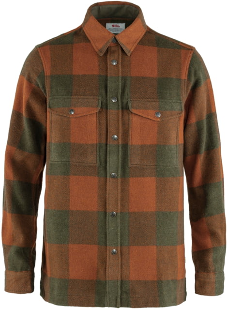 Fjallraven Canada Shirt - Men's Autumn Leaf/Laurel Green Medium