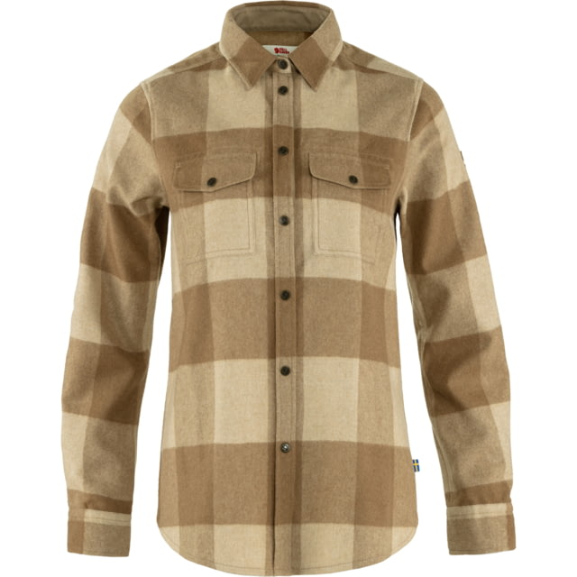 Fjallraven Fjallraven Canada Shirt - Women's Buckwheat Brown-Light Beige Extra Small