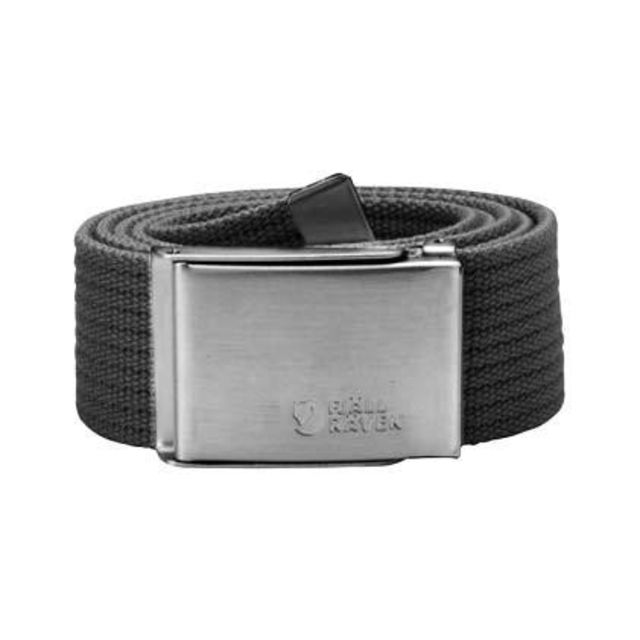 Fjallraven Fjallraven Canvas Belt Dark Grey One Size  Size