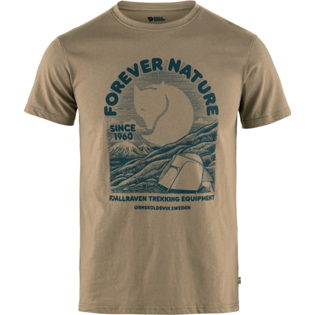 Fjallraven Equipment T-Shirt - Men's Suede Brown 2XL