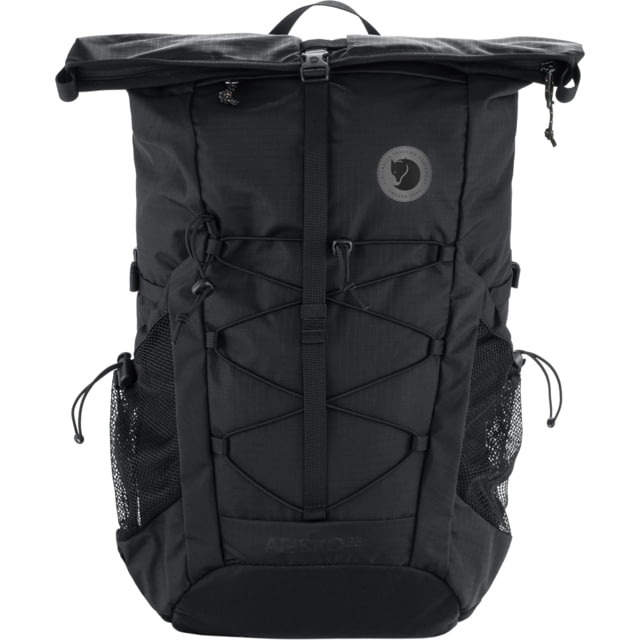 Fjallraven Abisko Hike Foldsack Backpack Black One Size  Size