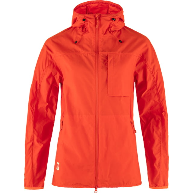 Fjallraven High Coast Wind Jacket - Women's Flame Orange Medium