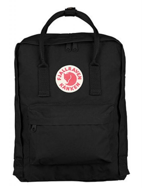 Fjallraven Kanken Backpack Black One Size  Size