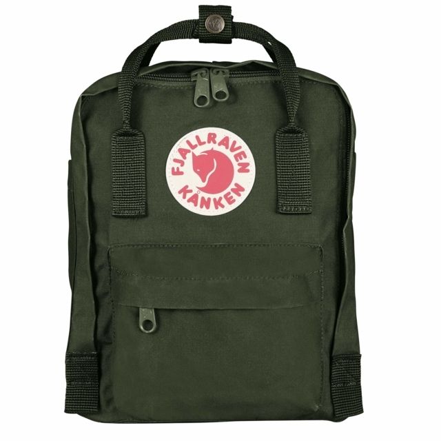 Fjallraven Kanken Mini Backpack Forest Green One Size  Size
