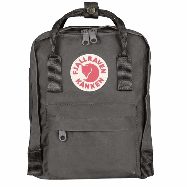 Fjallraven Kanken Mini Backpack Smalluper Grey One Size  Size