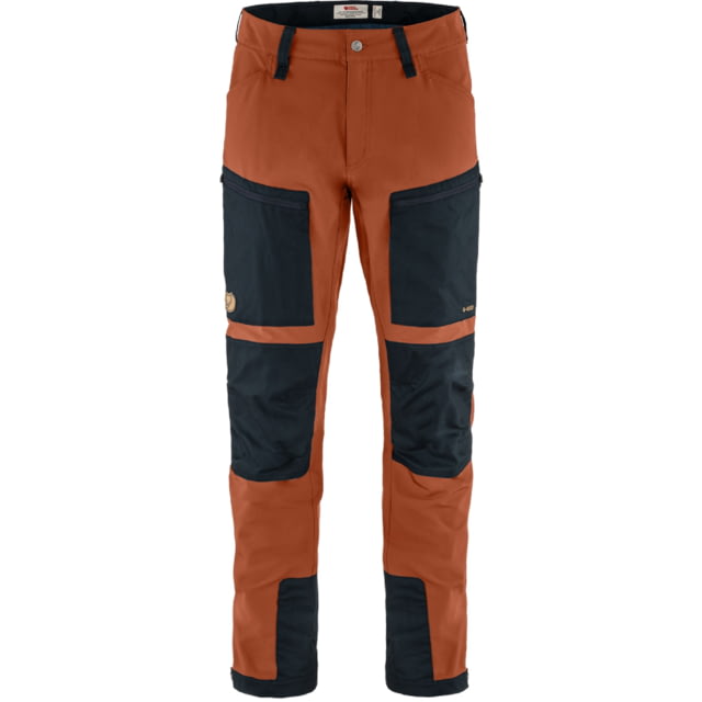 Fjallraven Keb Agile Trousers - Mens Autumn Leaf/Dark Navy 60/Short