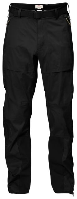 Fjallraven Keb Eco-Shell Trousers - Men's Black Extra Large Regular