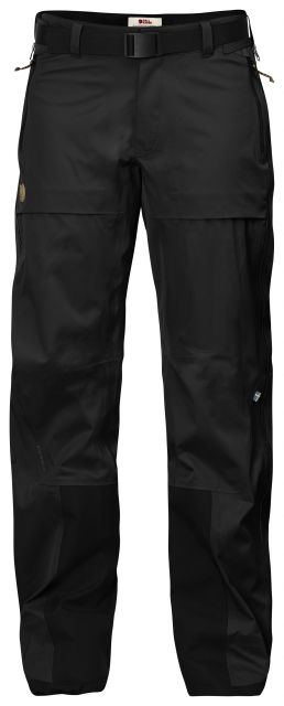 Fjallraven Keb Eco-Shell Trousers - Women's Black Extra Large