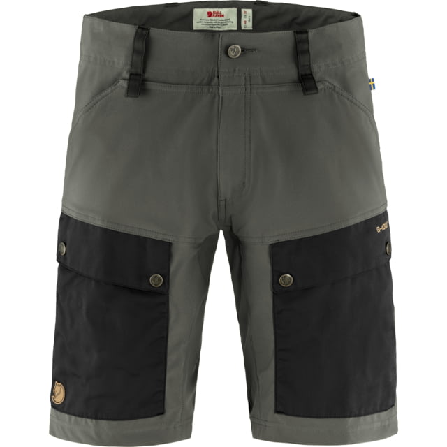Fjallraven Keb Shorts - Men's Black/Stone Grey 60