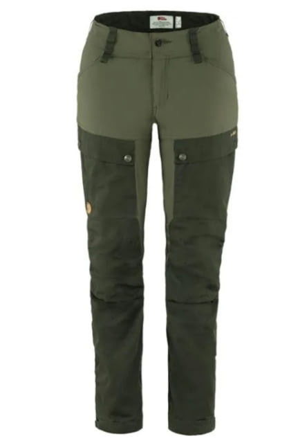 Fjallraven Keb Trousers Curved - Womens Regular Inseam Deep Forest/Laurel Green 44/Regular