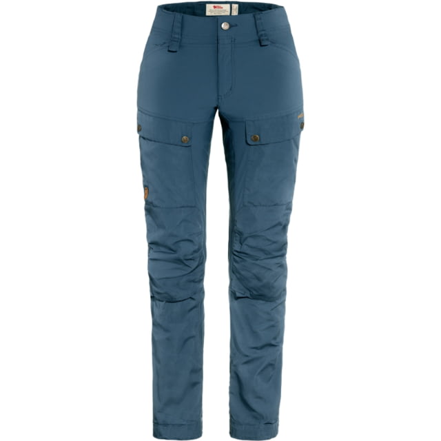 Fjallraven Keb Trousers Curved - Womens Regular Inseam Indigo Blue 42/Regular