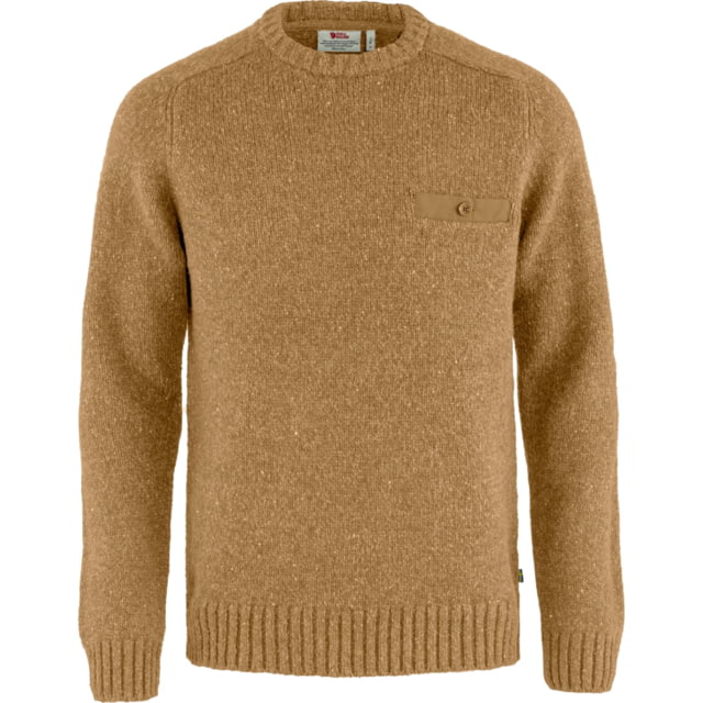 Fjallraven Lada Round-neck Sweater – Mens Buckwheat Brown Large