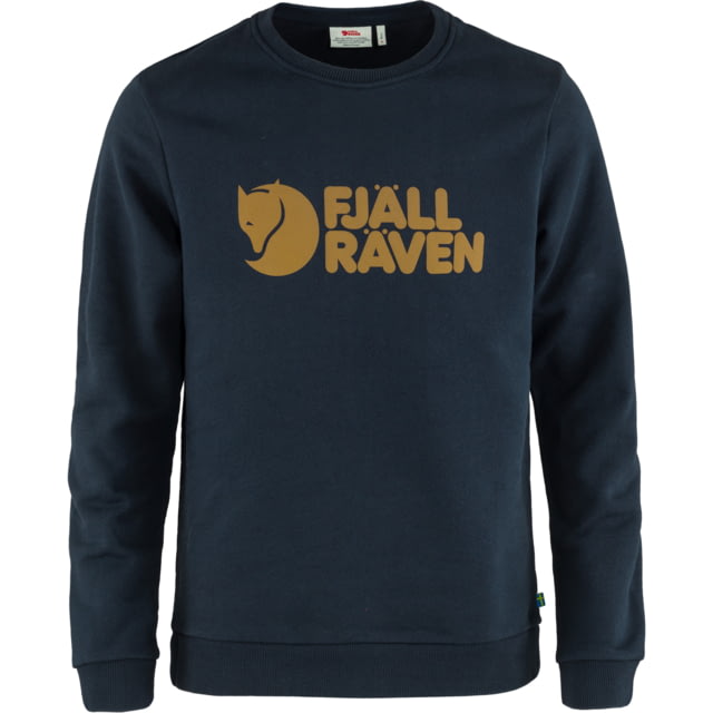 Fjallraven Logo Sweater - Men's Dark Navy Medium