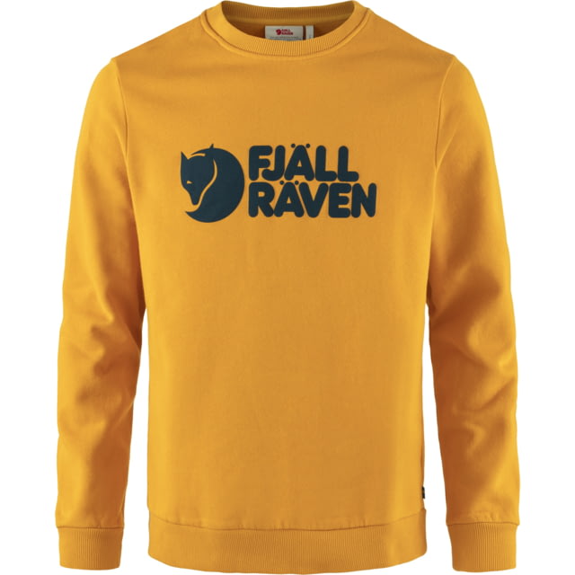Fjallraven Logo Sweater - Men's Mustard Yellow Large