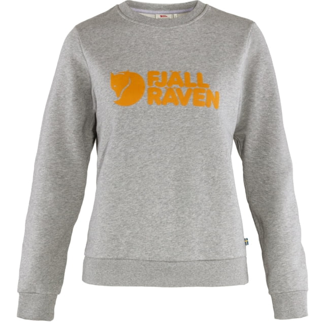 Fjallraven Logo Sweater - Women's Medium Grey/Melange