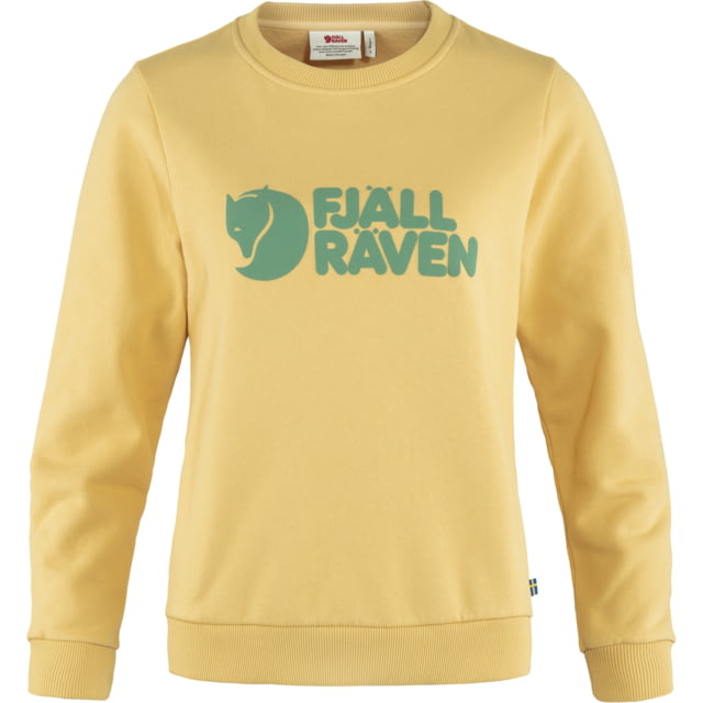 Fjallraven Logo Sweater - Women's Small Mais Yellow