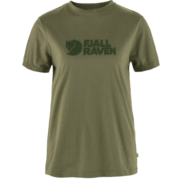 Fjallraven Logo Tee - Women's Green Extra Small