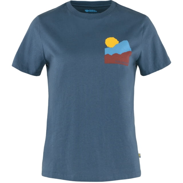 Fjallraven Nature T-shirt - Women's Indigo Blue 2XS