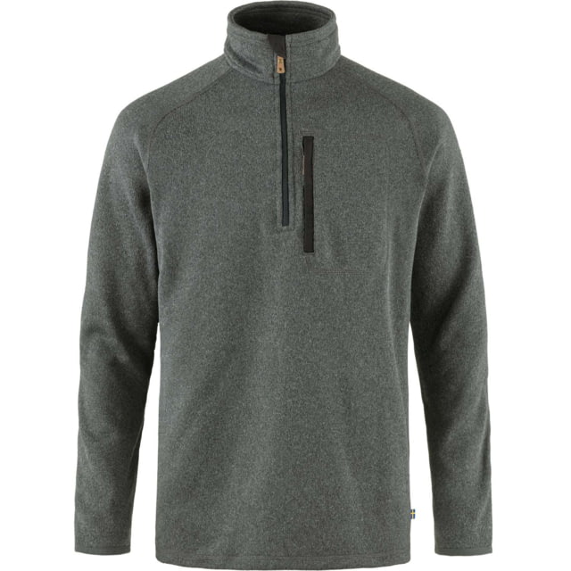 Fjallraven Ovik Fleece Half Zip - Men's Dark Grey Small