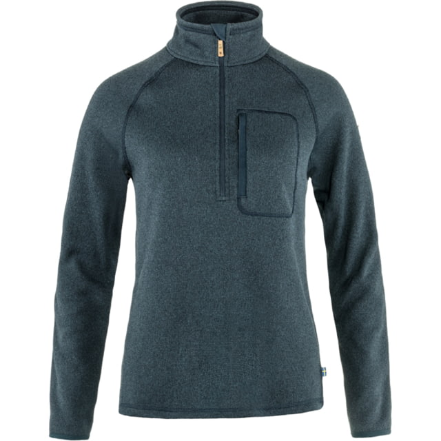 Fjallraven Ovik Fleece Half Zip - Womens Navy Small