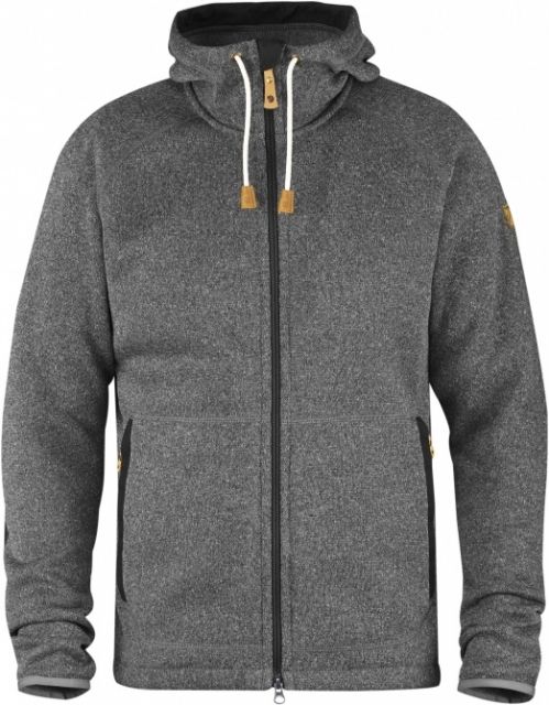 Fjallraven Ovik Fleece Hoodie Mens Dark Grey XL